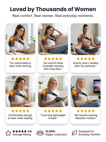 Electric Heating Shoulder Massage Belt Back Shoulder Brace Shoulder Support Adjustable Led Hot Compress Heating Shoulder Shawl