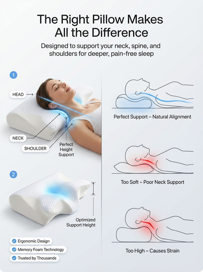 SpineEase™ Pillow