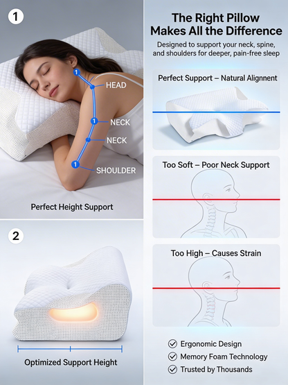 SpineEase™ Pillow